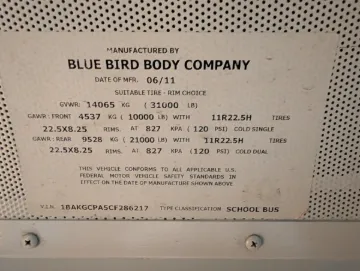 2012 BLUEBIRD VSION