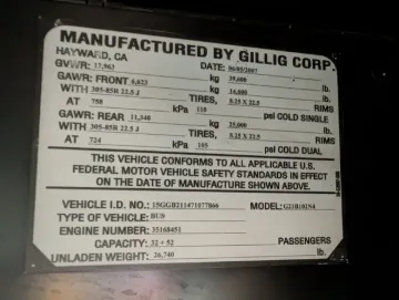 2007 Gillig 35ft