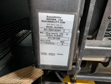 2018 International CE 51P ADA