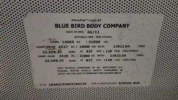 2012 Blue Bird Vision 72P