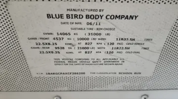 2012 Blue Bird Vision