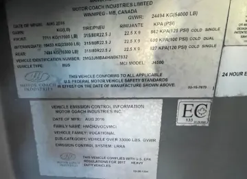 2017 MCI J4500