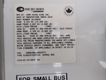Picture of 2019 Chevrolet Girardin Cutaway Activity Bus