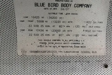 Picture of 2008 Blue Bird RE Raised Roof Skoolie