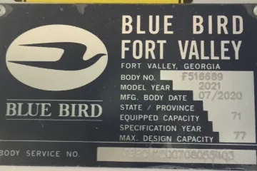 Picture of 2021 Blue Bird Vision 71P Gasoline
