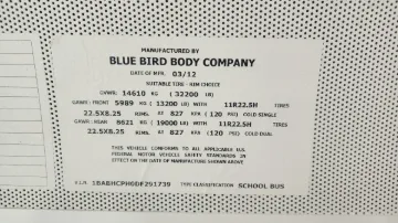 Picture of 2013 Bluebird AAFE 71 Passenger