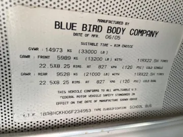 Picture of 2006 Blue Bird FE All American