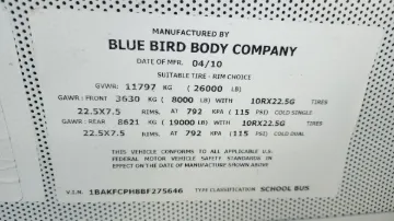 Picture of 2011 Blue Bird Vision 