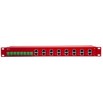 Picture of 9dot 8INJ 1U Gigabit PoE 8 Port Injector