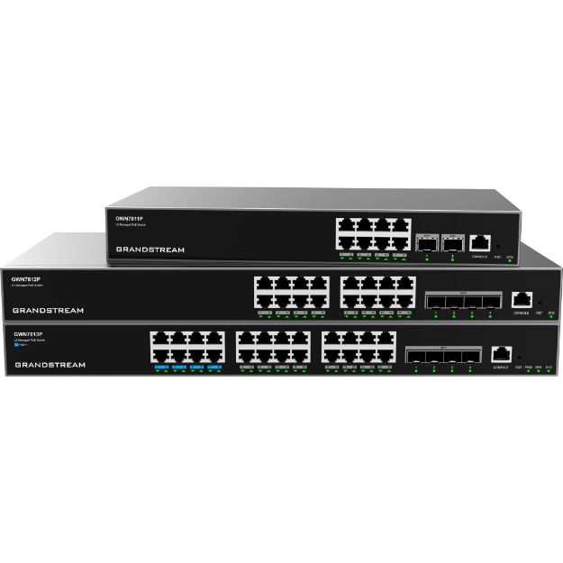 Picture of Grandstream Networks GWN7811P PoE Network Switch 8xGigE 2xSFP+