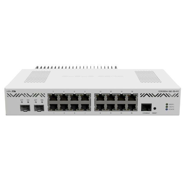 Picture of MikroTik CCR2004-16G-2S+PC Cloud Core Router 1.2GHz 16xGb 2xSFP+