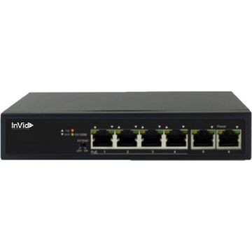 Picture of Yealink INV-VIS-LRPOE4-2 4-Port PoE Switch w/2x Uplink Port