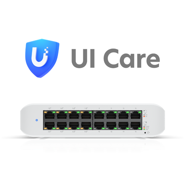 Picture of Ubiquiti UICARE-USW-Lite-16-POE-D UI Care for USW-Lite-16-PoE