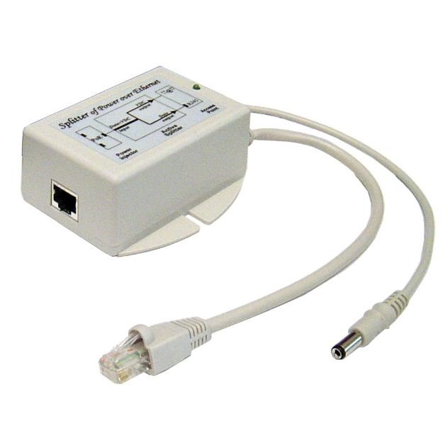 Picture of Tycon Power Systems POE-SPLT-4812G 48VDC PoE input 12VDC @2.1A output 25W