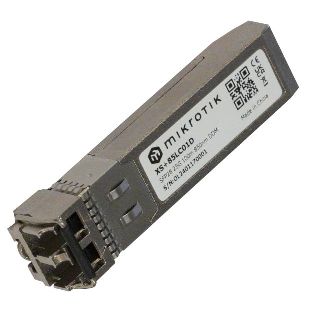 Picture of MikroTik XS+85LC01D 1.25G SFP, 10G SFP+, 25G SFP28 Module 100m