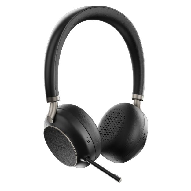 Picture of Yealink BH76-UC-BLK-A-WCS Premium Bluetooth Headset w/Charge Stand UC Black USB-A