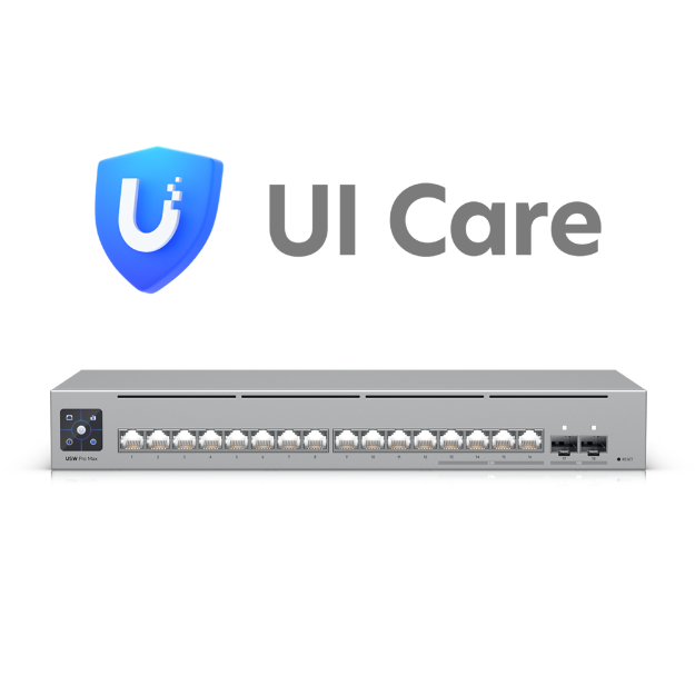 Picture of Ubiquiti UICARE-USW-Pro-Max-16-D UI Care for USW-Pro-Max-16