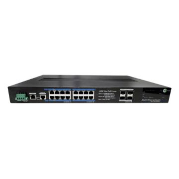 Picture of Tycon Power Systems TP-SW16GBT/AT/PSV-U PoE Switch 16-Port L3