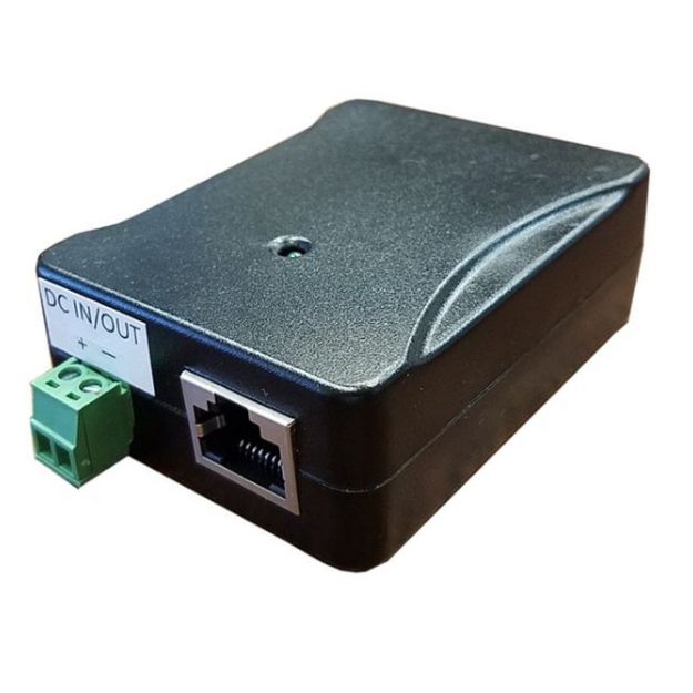 Picture of Tycon Power Systems POE-INJ-1000-WTS Gigabit PoE Injector/Splitter Pins 1236V+