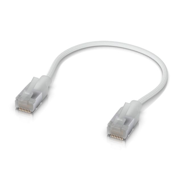 Picture of Ubiquiti UACC-Cable-Patch-EL-C6A-0.15M-W-24 UniFi Premium Patch Cable 0.15m 24pk