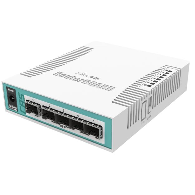 Picture of MikroTik CRS106-1C-5S Cloud Router Switch 400MHz 128MB 5xSFP
