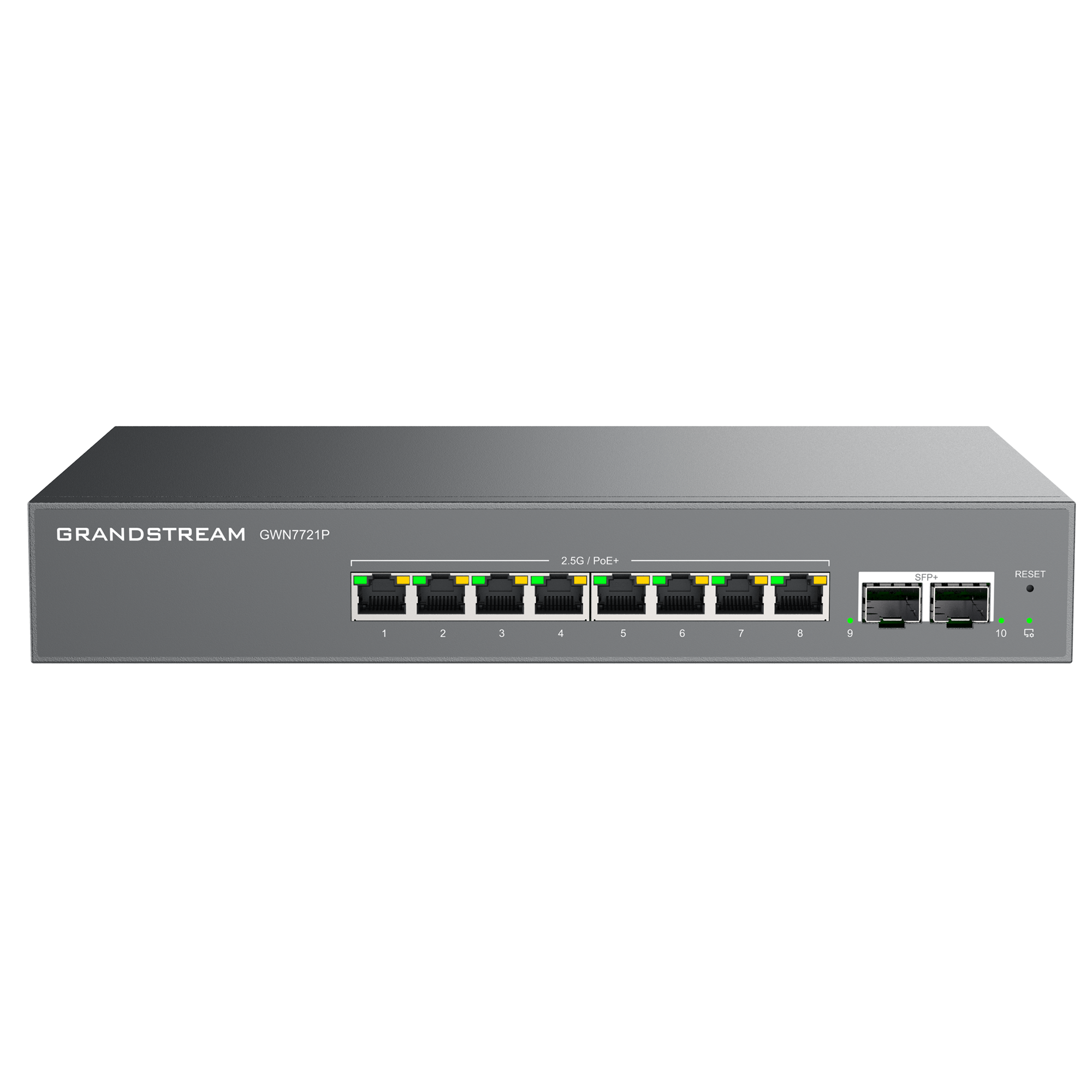 Grandstream GWN7721P PoE Network Switch 8x2.5GbE