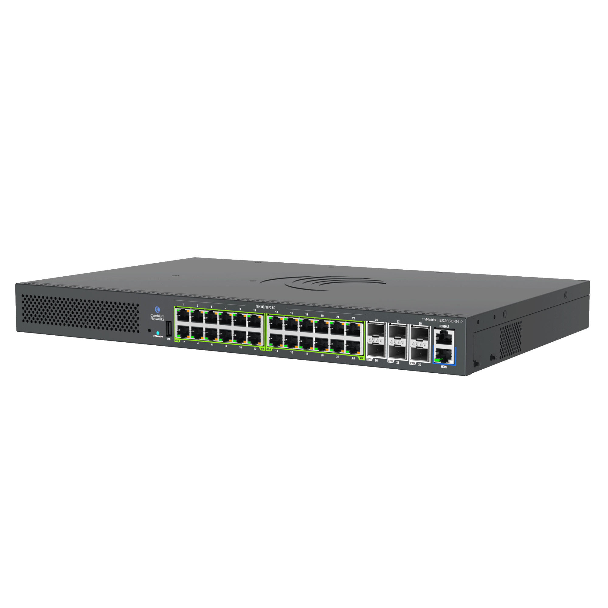 Cambium MXEX3030MxPA11 cnMatrix EX3030RM-P Intelligent Ethernet Switch US