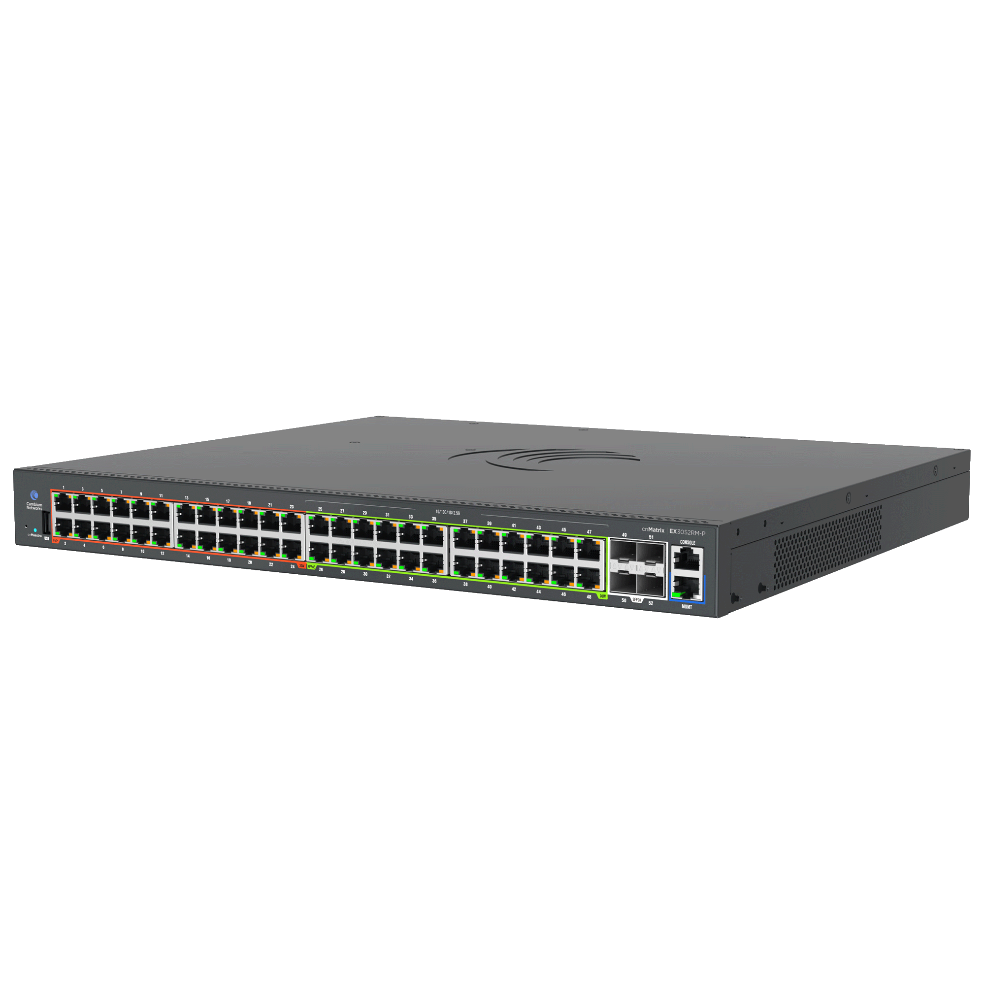 Cambium MXEX3052MxPA11 cnMatrix EX3052RM-P Intelligent Ethernet Switch US