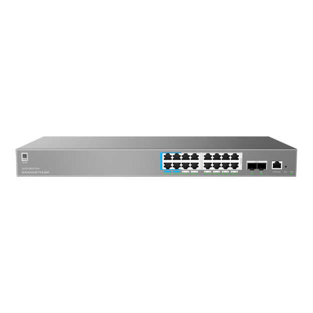 Grandstream GWN7802P-PRO Pro Managed PoE Network Switch 16xGigE 2xSFP+