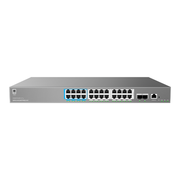 Grandstream GWN7803PH-PRO Pro Managed PoE Network Switch 24xGigE 2xSFP+ 400W