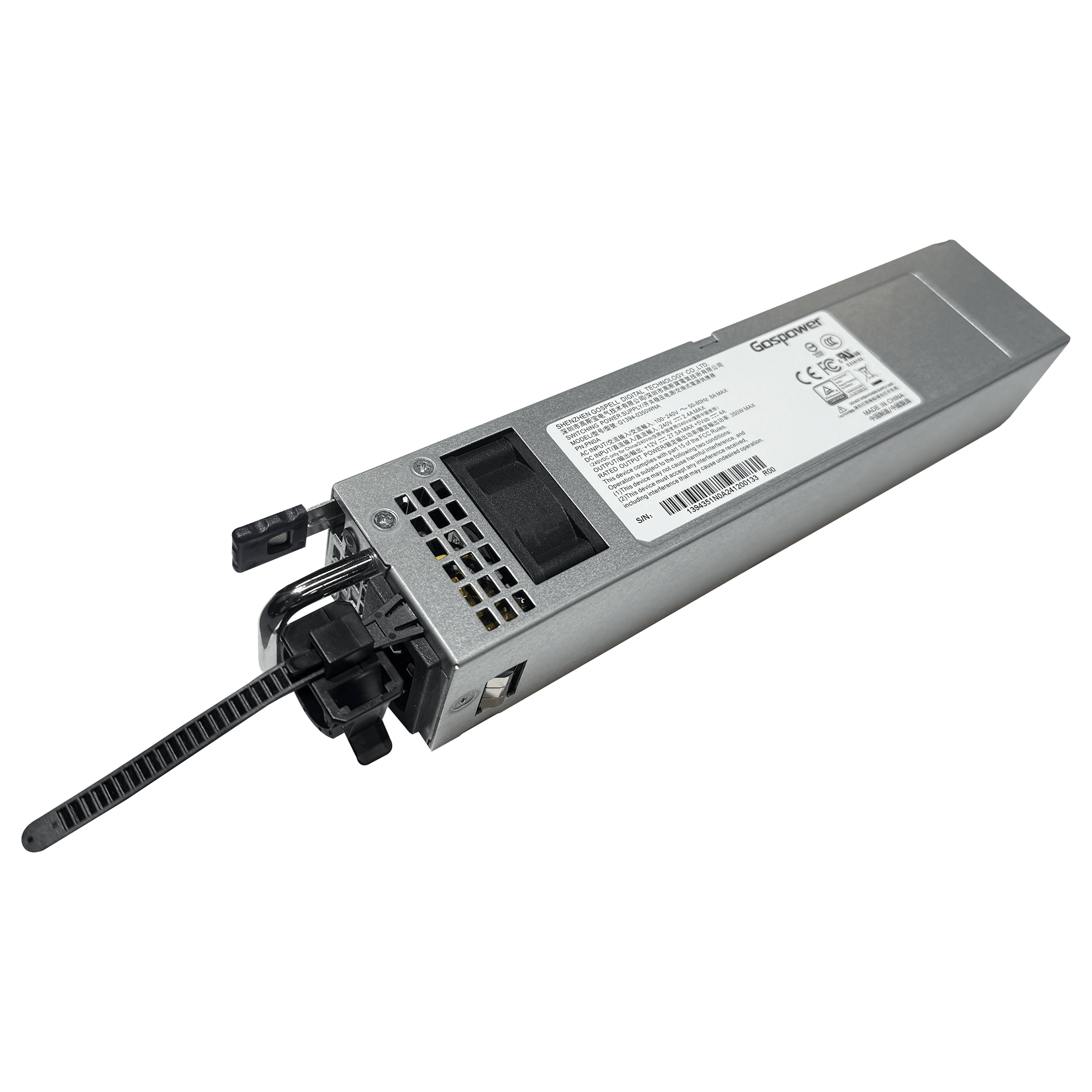 MikroTik G1394-0350WNA 12VDC 27.5A 350W Hot-Swap Power Supply for CRS804 DDQ