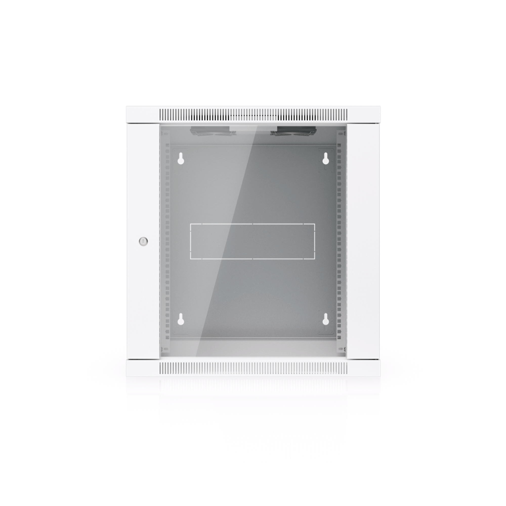 Ubiquiti UACC-Rack-12U-Wall-SW-G 12U Wall-Mount Rack Cabinet Glass Door Swing
