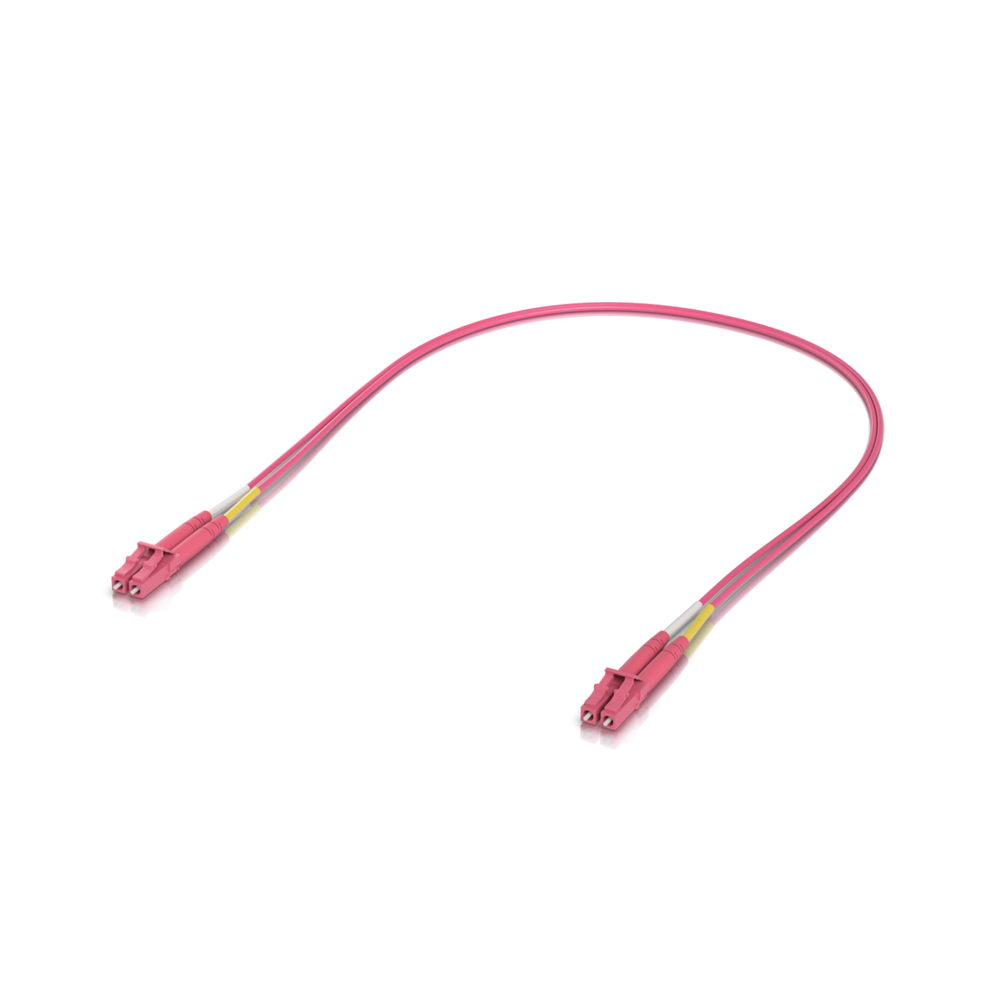 Ubiquiti UACC-OFC-M2-LULU-0.5M-50 OM4 Duplex LC UPC Fiber Patch Cable 0.5m 50pk
