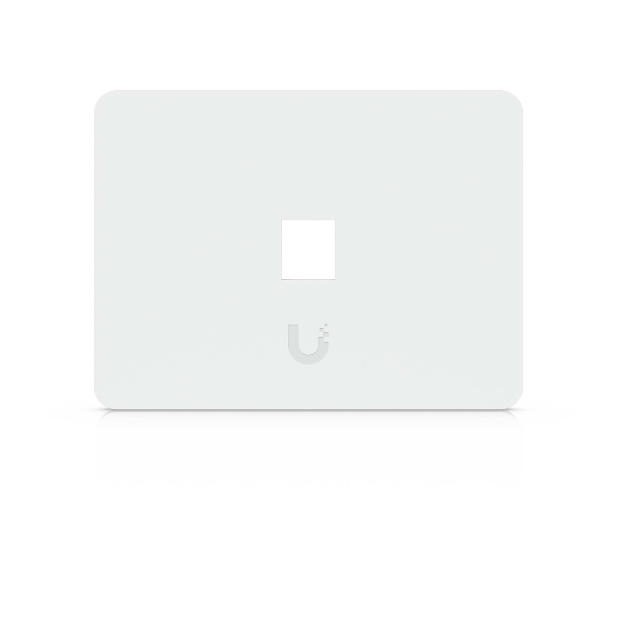 Ubiquiti UACC-WP-Keystone-H-1P Horizontal Universal Paintable Keystone Wall Plate 1-Port 4Pk