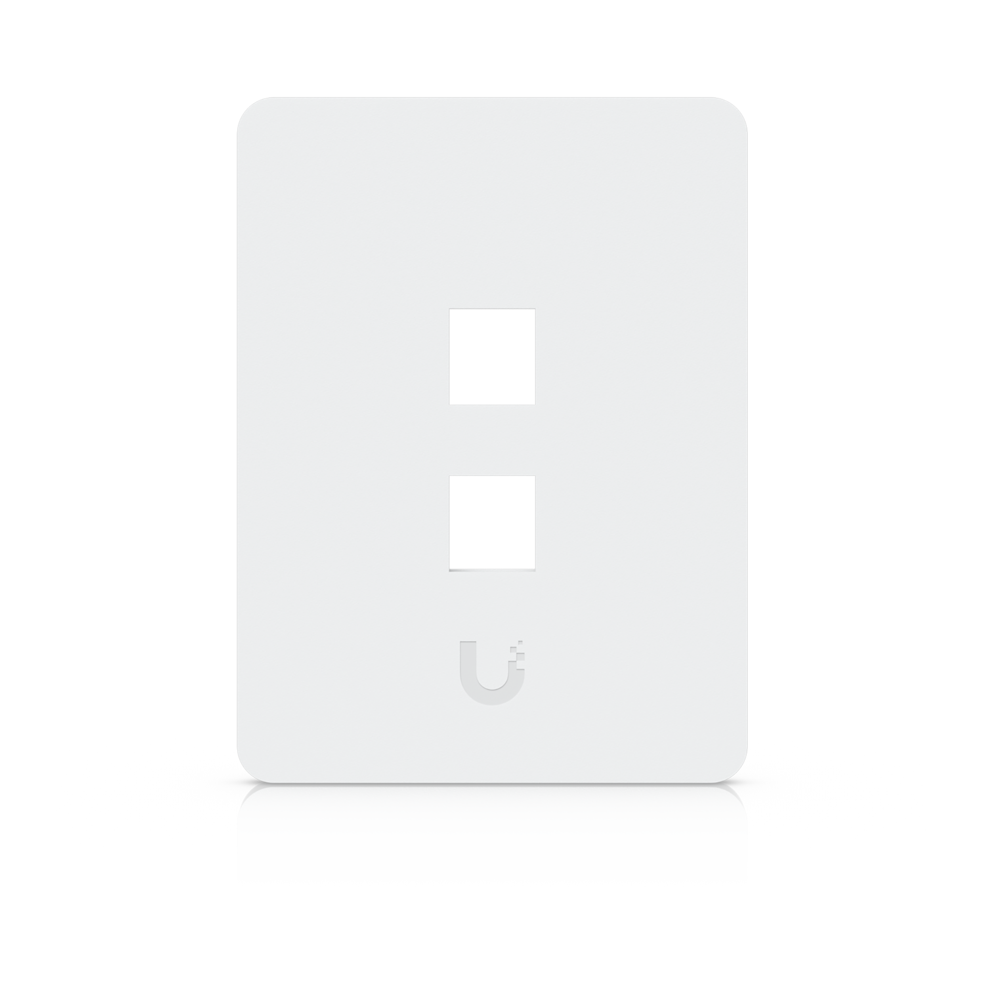Ubiquiti UACC-WP-Keystone-V-2P Vertical Universal Paintable Keystone Wall Plate 2-Port 4Pk