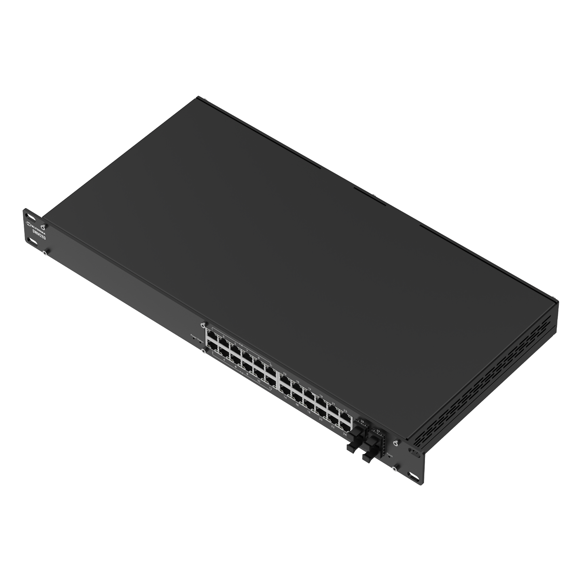 Teltonika SWM280000000 Layer 2 Managed Switch w/L3 Capabilities 12xPoE+ 12xGb 4xSFP 360W Compatible