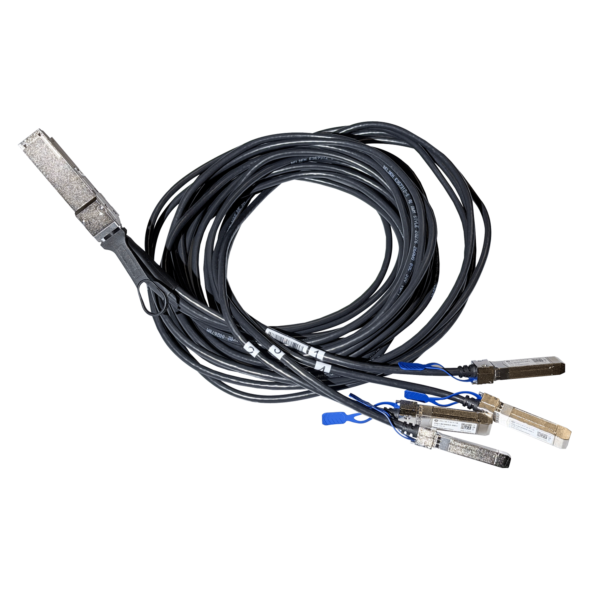 MikroTik DQ+BC0003-DS+ QSFP56 200G - 5x50G Break-out Cable