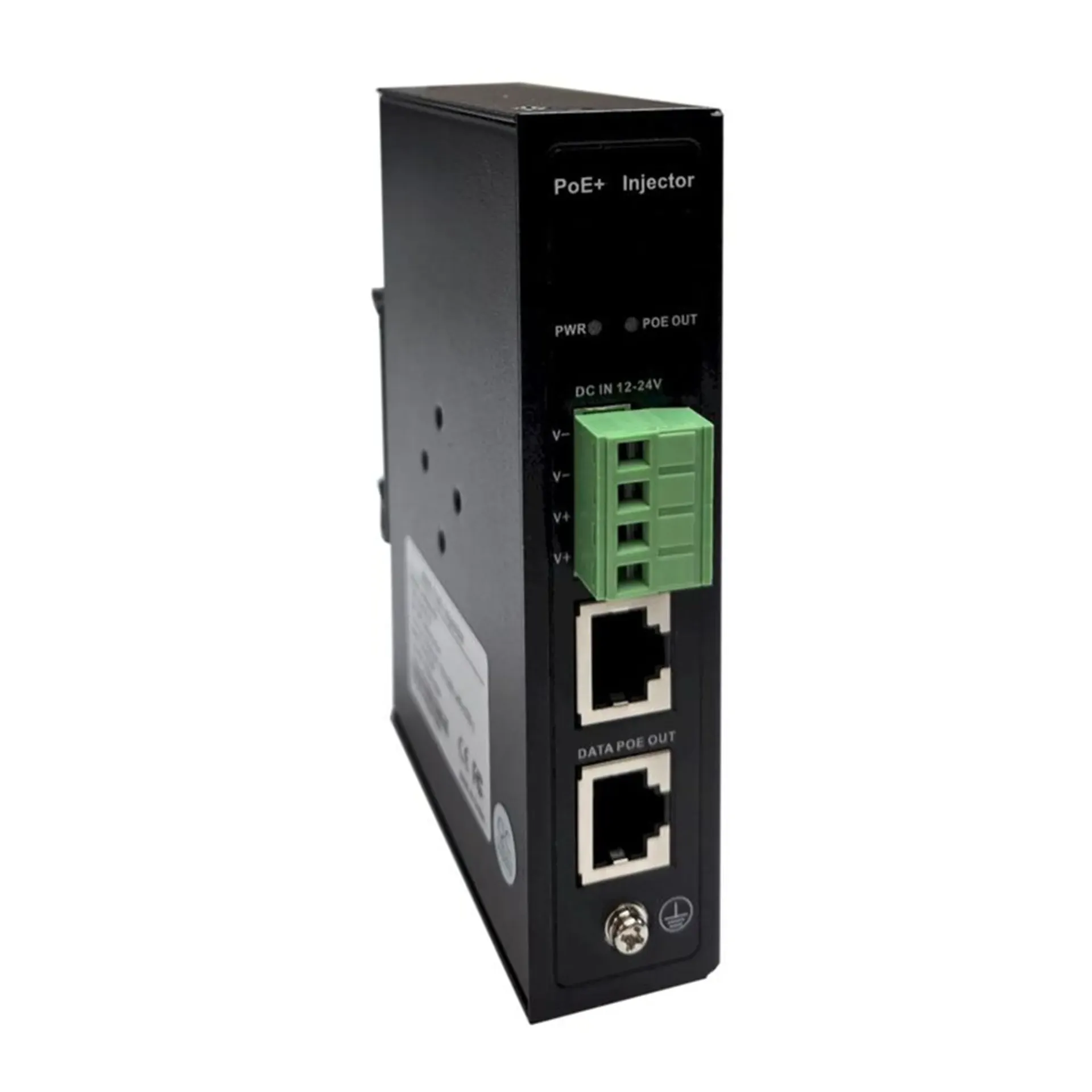 Tycon Power Systems TP-DC-12BT60-10G DC PoE Injector 10-30VDC IN 54V 60W 10G 802.3bt PoE OUT Din/Wal