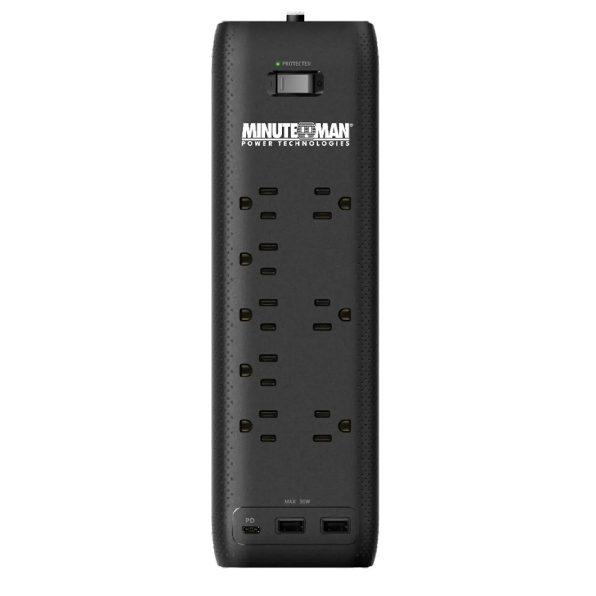 Minuteman UPS MMS-STP8U3 8-Outlet Surge Protector 5V 30W