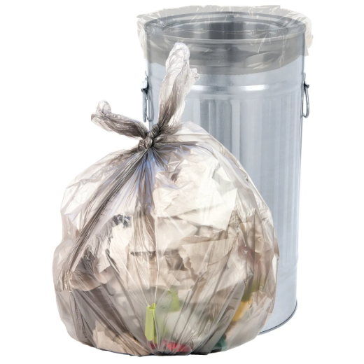 Picture of 12PK Construction Garbage Bags 33x48in 3mil Clear