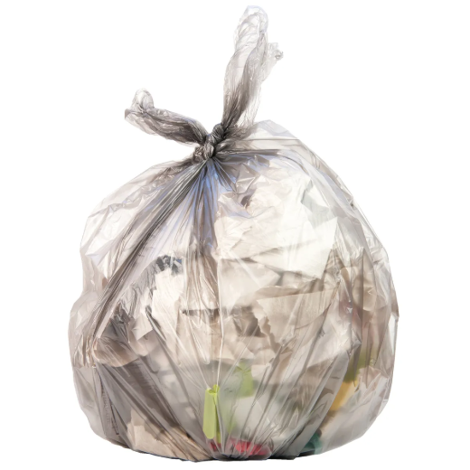 Picture of 12PK Construction Garbage Bags 33x48in 3mil Clear