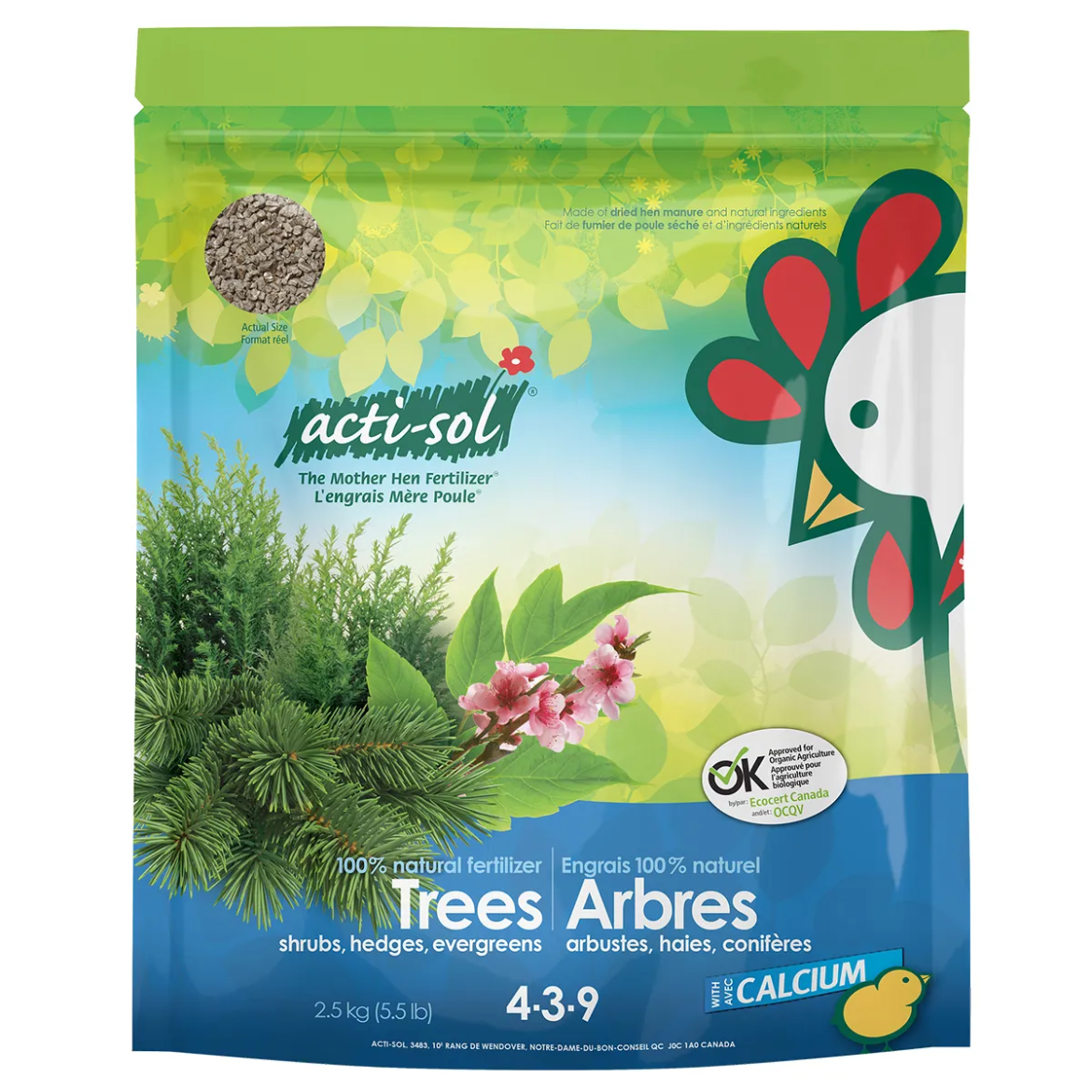 Picture of Trees/Shrubs/Hedges & Evergreens Fertilizer 4-3-9 2.5Kg