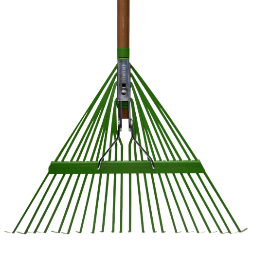 Picture of Lawn & Leaf Rake Flex-Steel 24-Tine 24in  54in Wood Handle