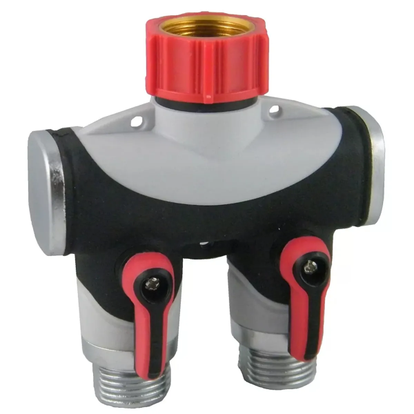 Picture of 2-Way Water Hose Distributor Soft Clad Ergo Grip