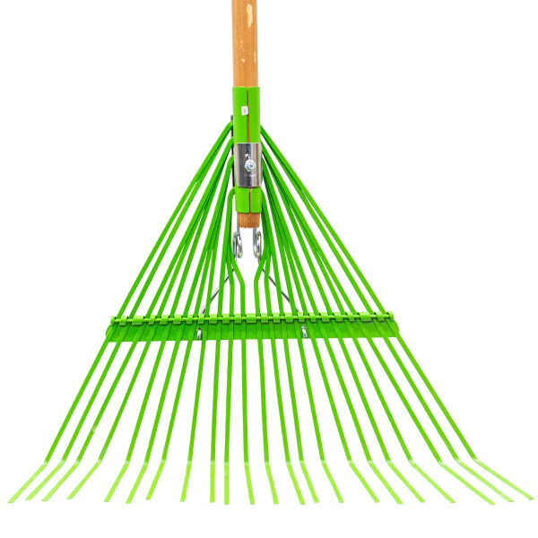 Picture of 18PK Lawn & Leaf Rake Flex-Steel 22-Tine 22in 54in Wood Handle