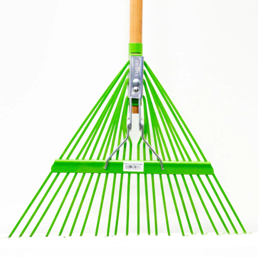 Picture of 18PK Lawn & Leaf Rake Flex-Steel 22-Tine 22in 54in Wood Handle