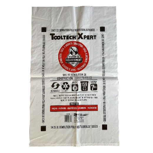 Picture of 20PK HD Construction Woven Demo Bag 29.25in x 48.5in (7mil) White