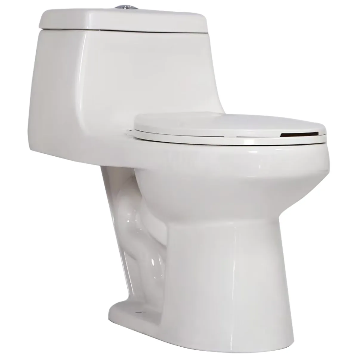 Picture of 1-Piece Toilet Dual Flush Elongated-Front 4.8L/6L White