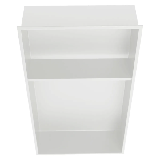 Picture of Stainless Steel Shower Niche W12 x H24 x D3.94in White Double Shelf