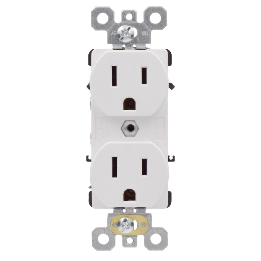 Picture of Duplex Recept. 15A White